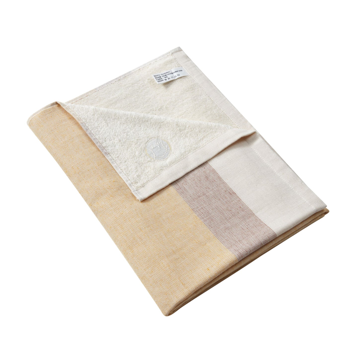 Smiley Towel--Crafted from Soft Cotton Linen!Lightweight, Portable, Perfect for Home & Travel!