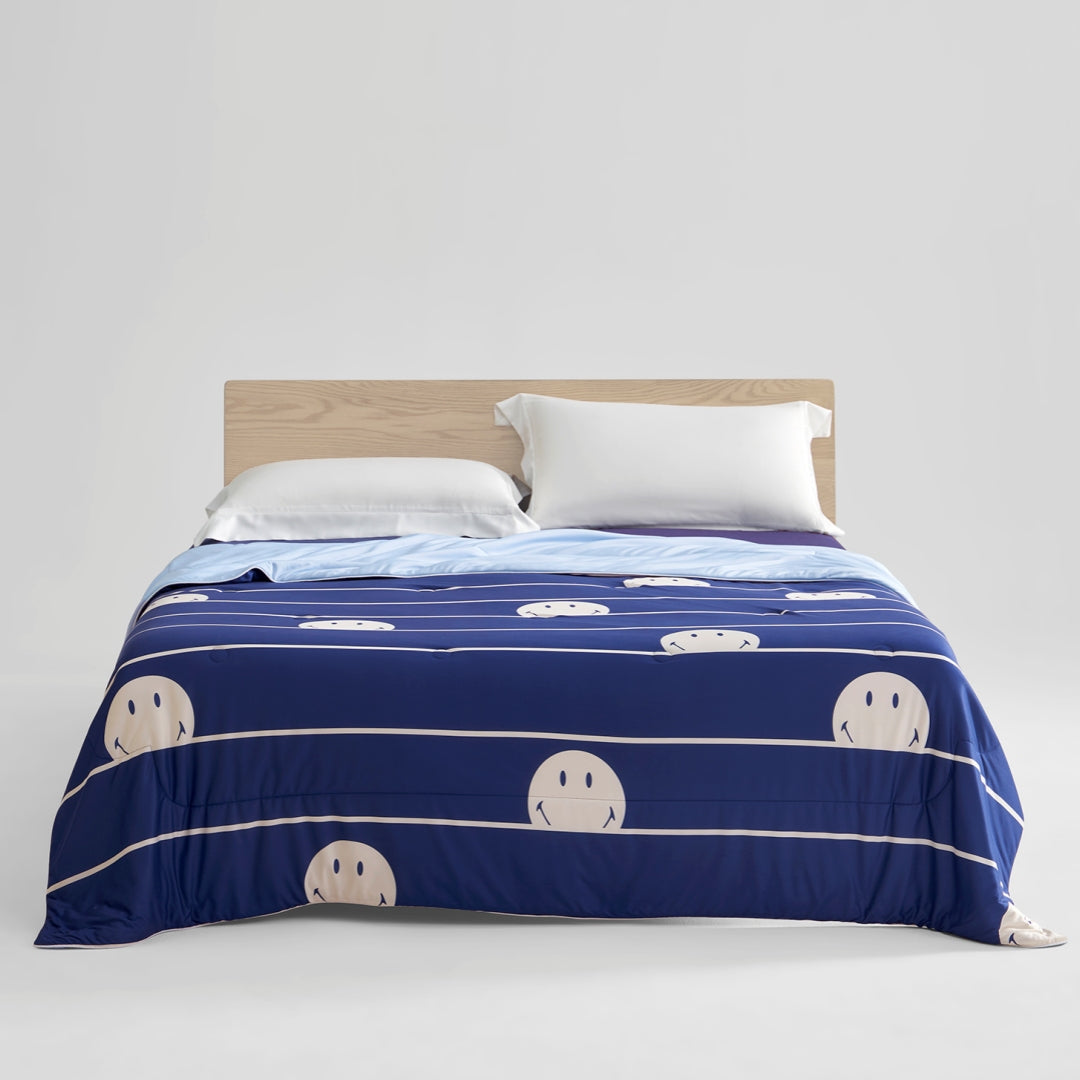 SMILEY Cooling Quilt Nautical--A Summer Must-Have, Instant Cooling, Keeps You Cool All Night!