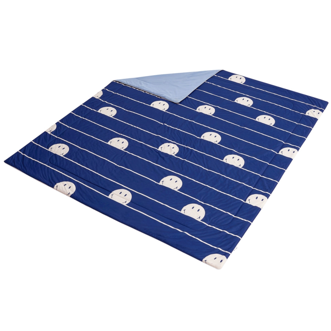 SMILEY Cooling Quilt Nautical--A Summer Must-Have, Instant Cooling, Keeps You Cool All Night!