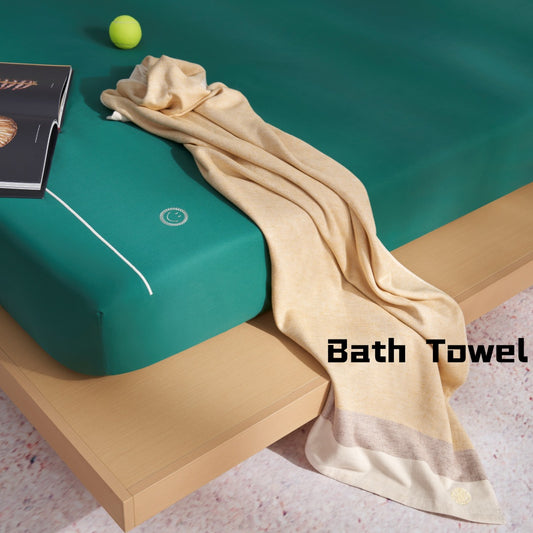 Smiley Towel--Crafted from Soft Cotton Linen!Lightweight, Portable, Perfect for Home & Travel!