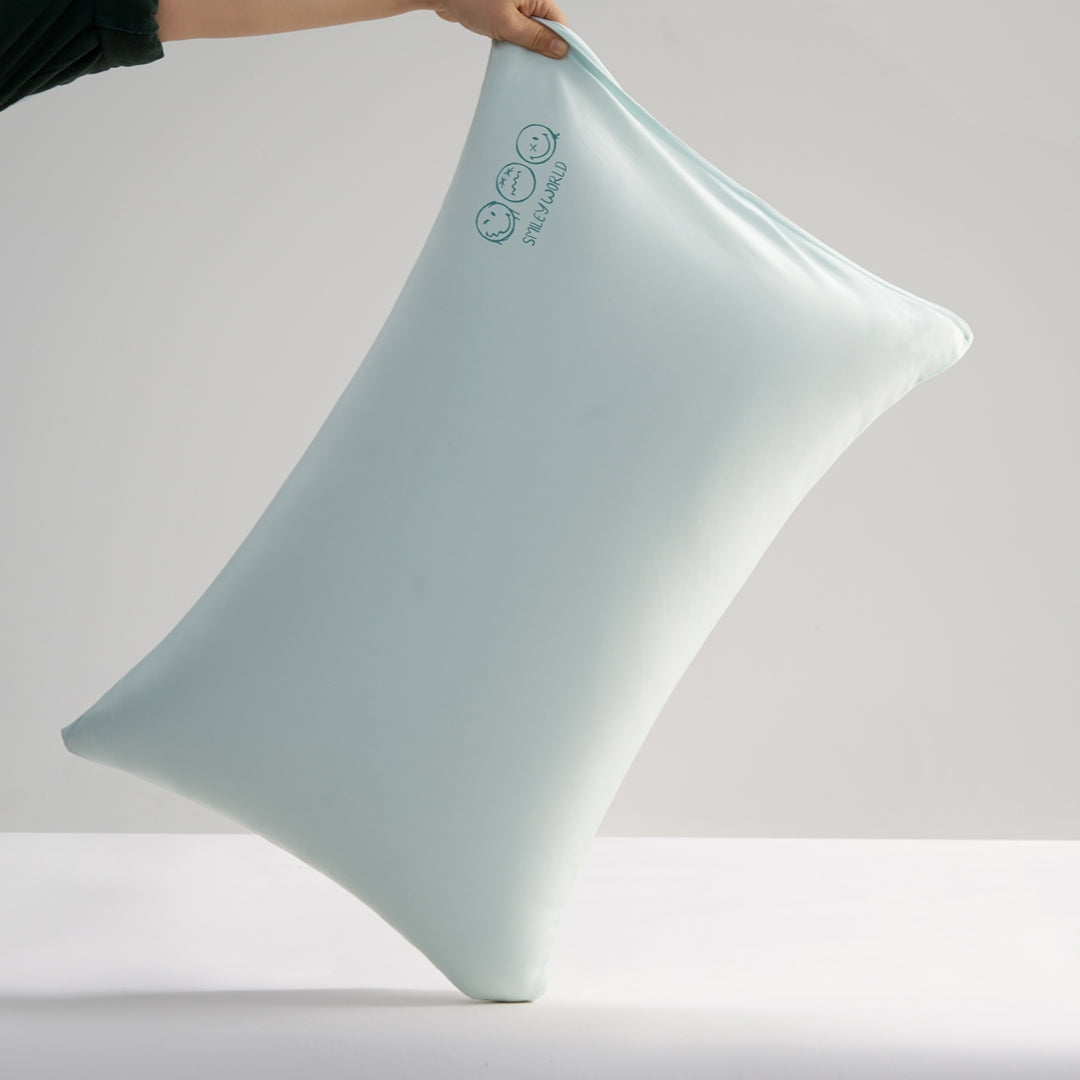 Smiley Cooling Pillowcase--Cool Feel Pillowcase for a Refreshing Sleep