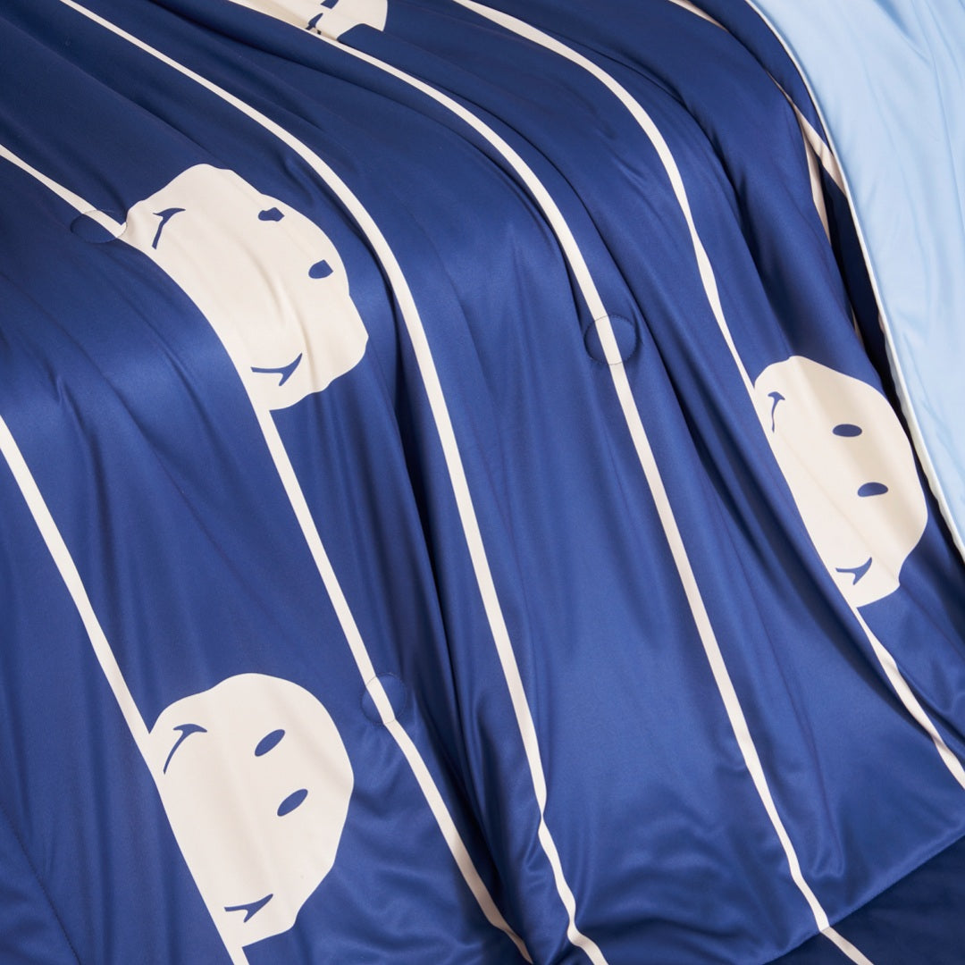 SMILEY Cooling Quilt Nautical--A Summer Must-Have, Instant Cooling, Keeps You Cool All Night!