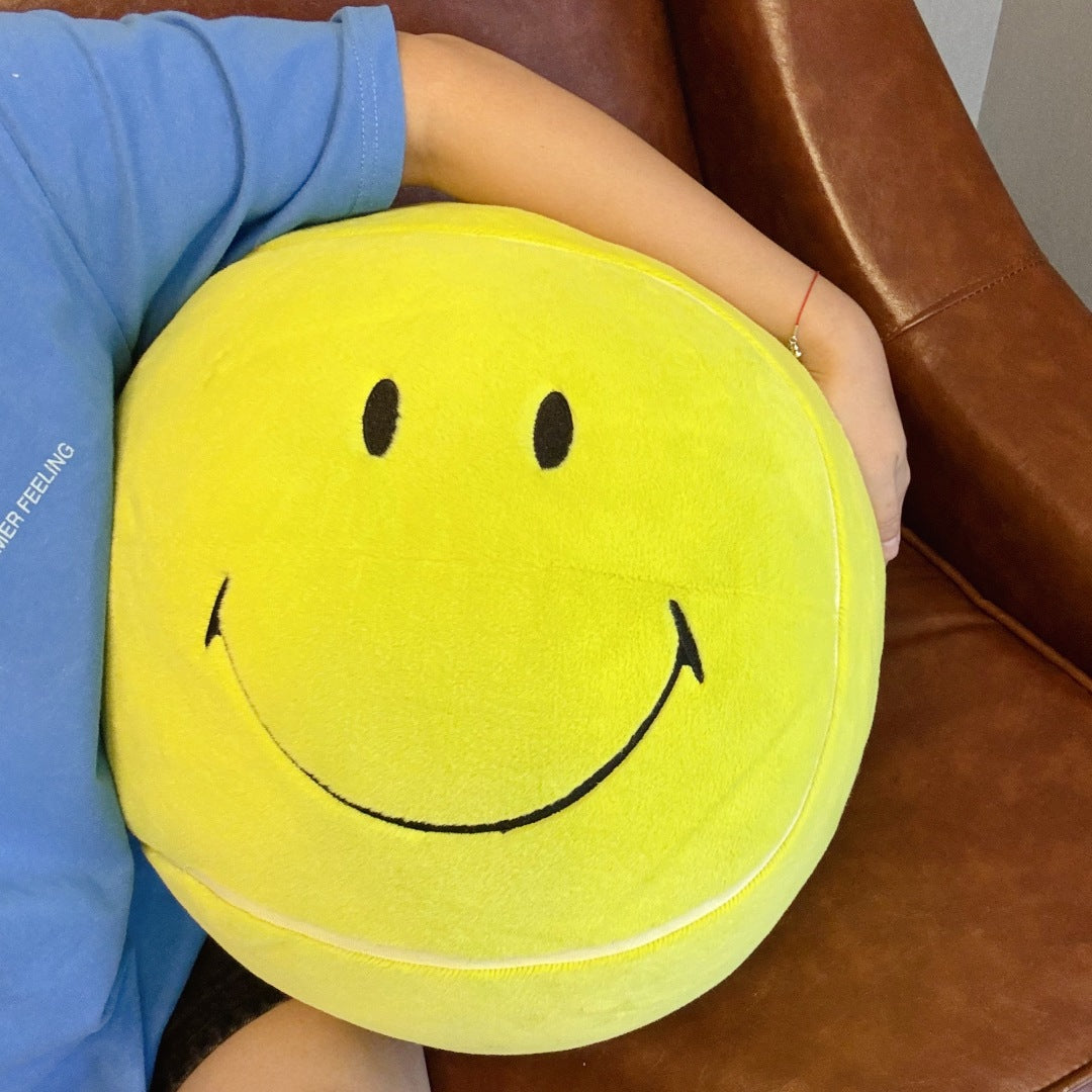 Smiley Tennis Hug Pillow--Super Soft, Super Stress-Relieving—Hug It and You’ll Love It!