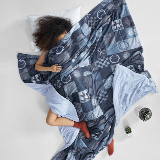 SMILEY Cooling Quilt Cowboy--A Summer Must-Have, Instant Cooling, Keeps You Cool All Night!