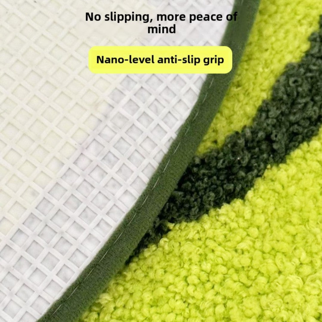 Smiley Tennis Bath Mat--Transform Your Bathroom into a Happy, Joyful Space!