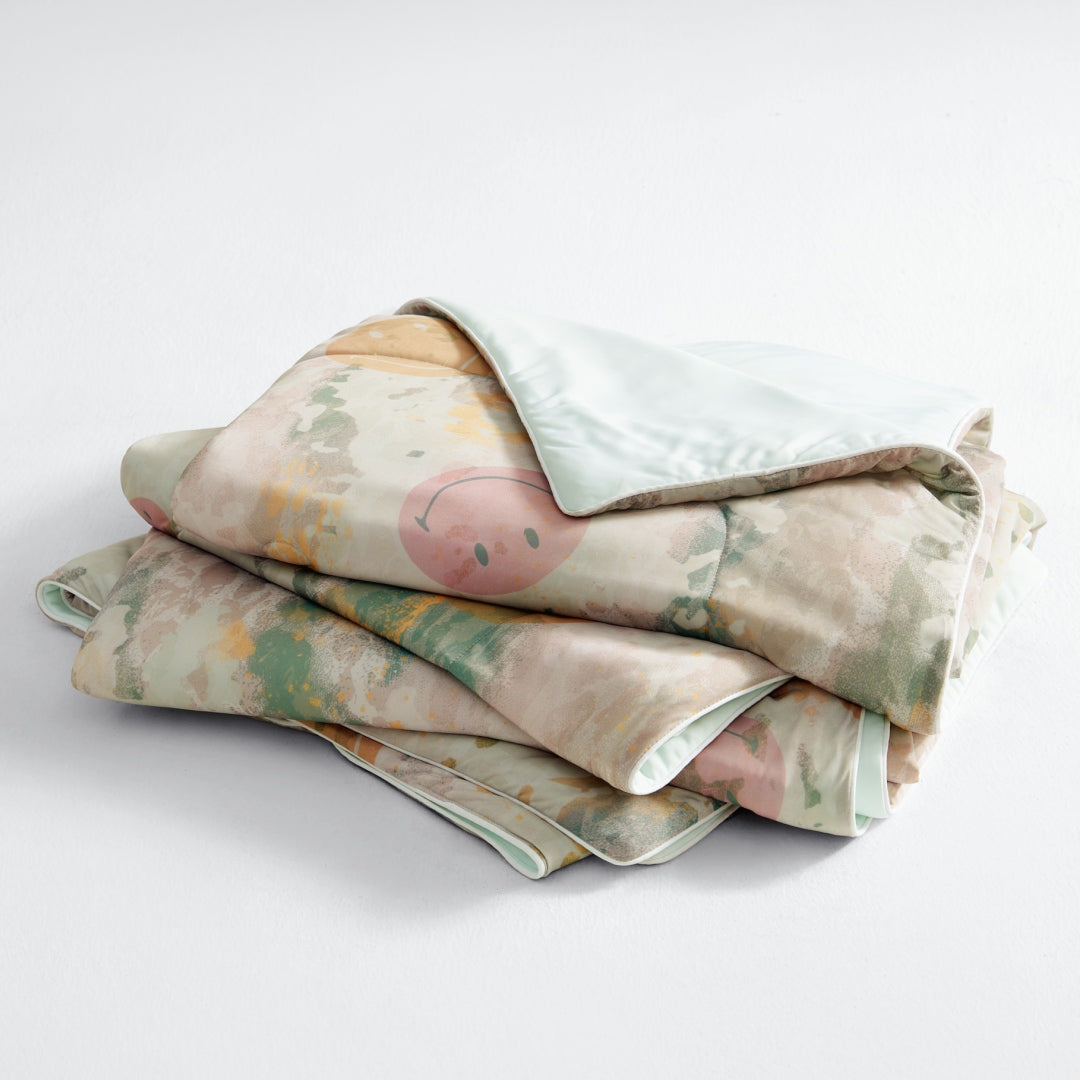 SMILEY Cooling Quilt Camouflage--A Summer Must-Have, Instant Cooling, Keeps You Cool All Night!