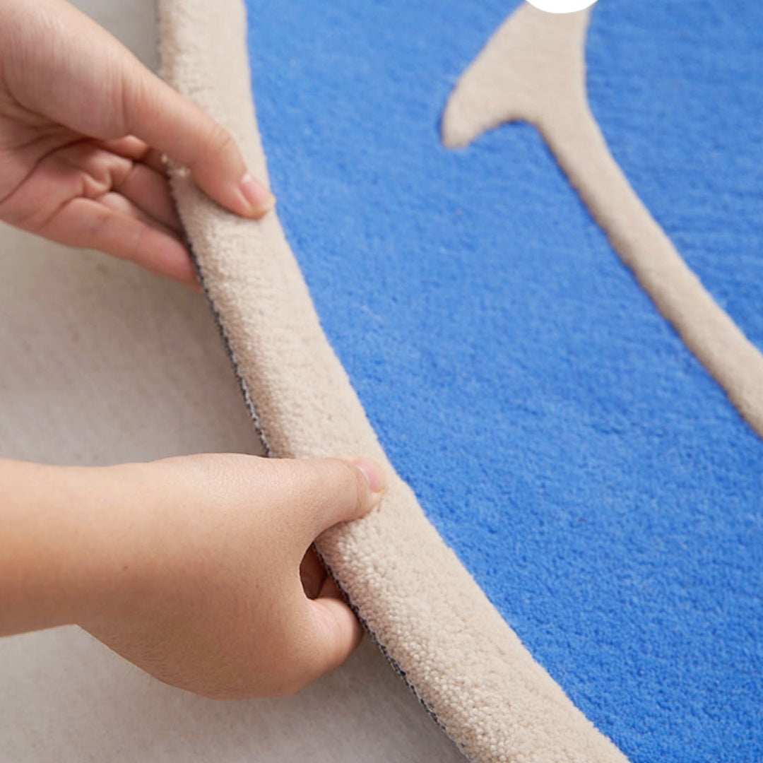 Smiley Classic Wool Carpet--One Square Meter of Happiness for Your Bedroom or Living Room!