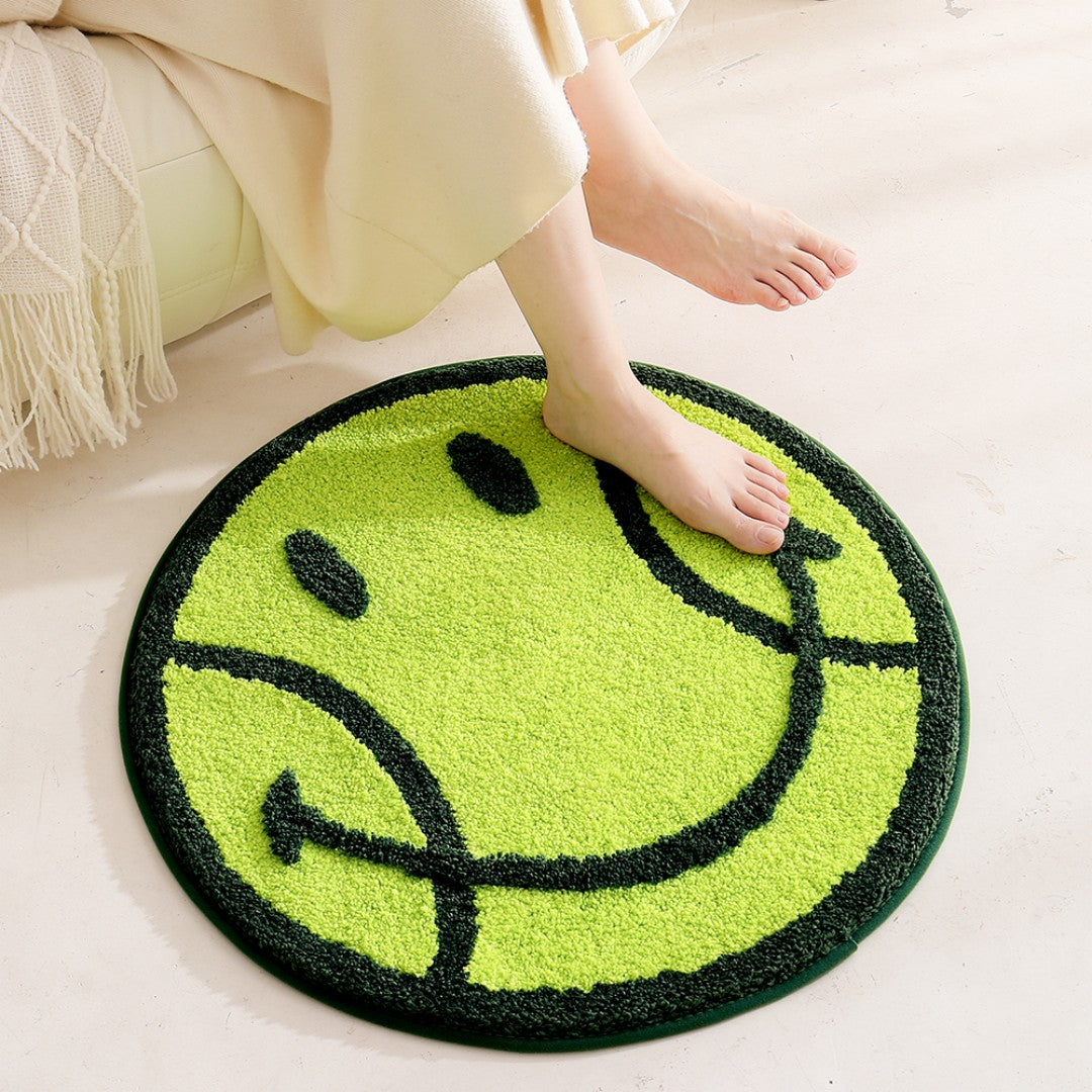 Smiley Tennis Bath Mat--Transform Your Bathroom into a Happy, Joyful Space!